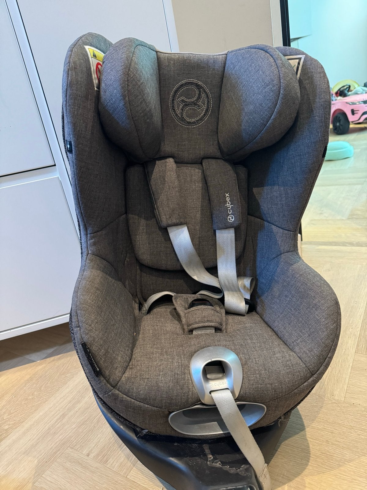 Cybex Sirona S i-Size autostoel incl draaibare base! - Grijs, Gebruikt, 0 t/m 18 kg, Verstelbare rugleuning, Isofix