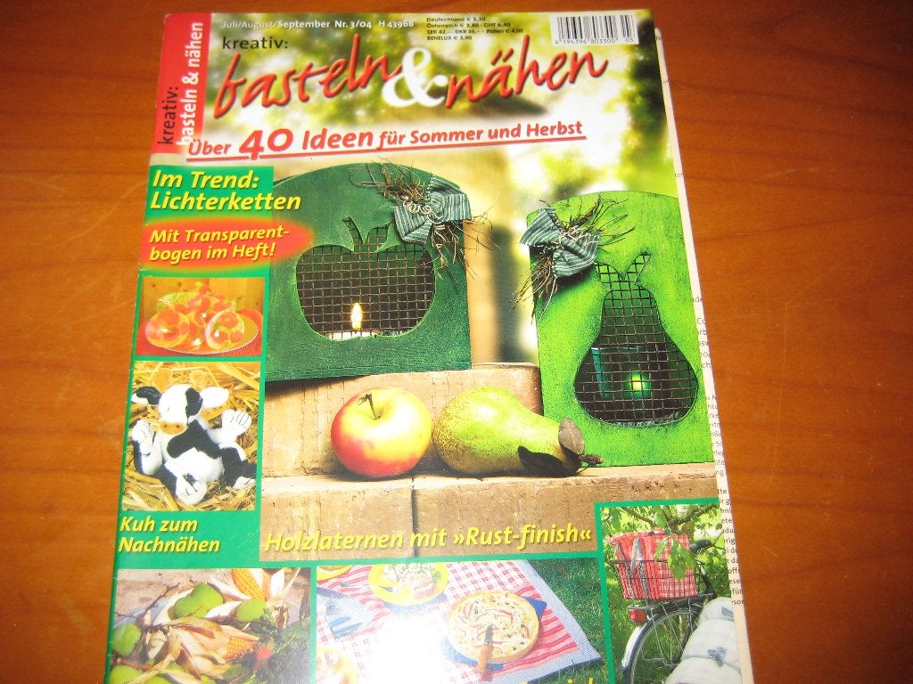 Kreativ: Basteln + Nähen - über 40 Ideen f. Sommer + Herbst, Ophalen of Verzenden, Zo goed als nieuw, Overige onderwerpen