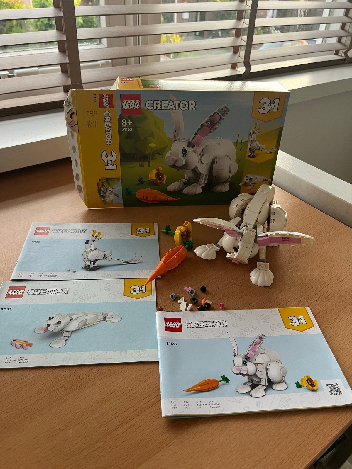 Lego Creator 31133 Witte Paashaas 3-in-1 Zo goed als nieuw, Ophalen of Verzenden, Zo goed als nieuw, Complete set, Lego