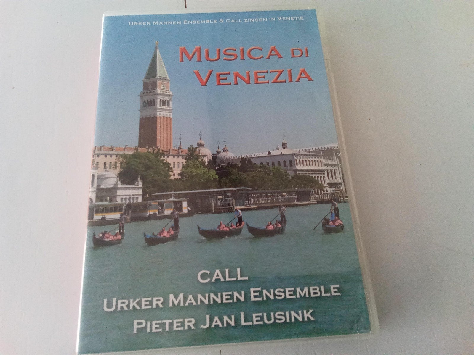 Urker Mannenensemble en Call zingen in Venetië ( DVD, Alle leeftijden, Ophalen of Verzenden, Zo goed als nieuw, Concert