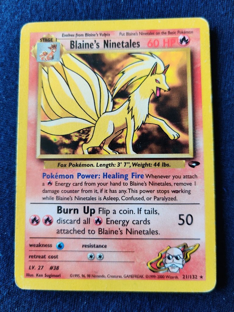 Blaine's Ninetales - Gym Challenge 21/132 - Excellet, Ophalen of Verzenden, Nieuw