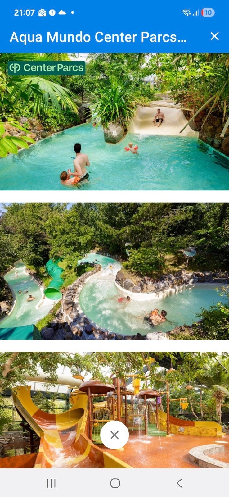Centerparks meerdal 7 x zwem vouchers, Eén persoon