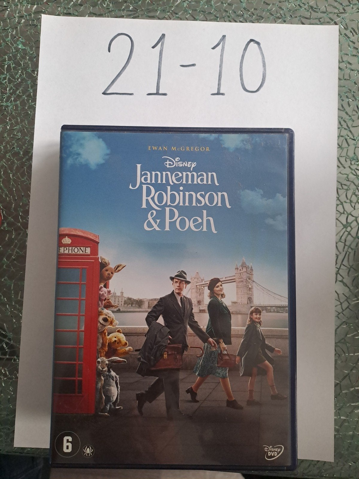 Disney Janneman Robinson & Poeh DVD, Cd's en Dvd's, Ophalen of Verzenden, Zo goed als nieuw, Vanaf 6 jaar, Familie