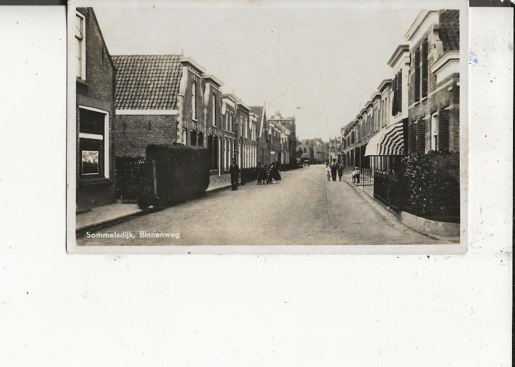 Sommelsdijk Binnenweg 26-7-1948, Ophalen of Verzenden, 1940 tot 1960, Gelopen, Zuid-Holland