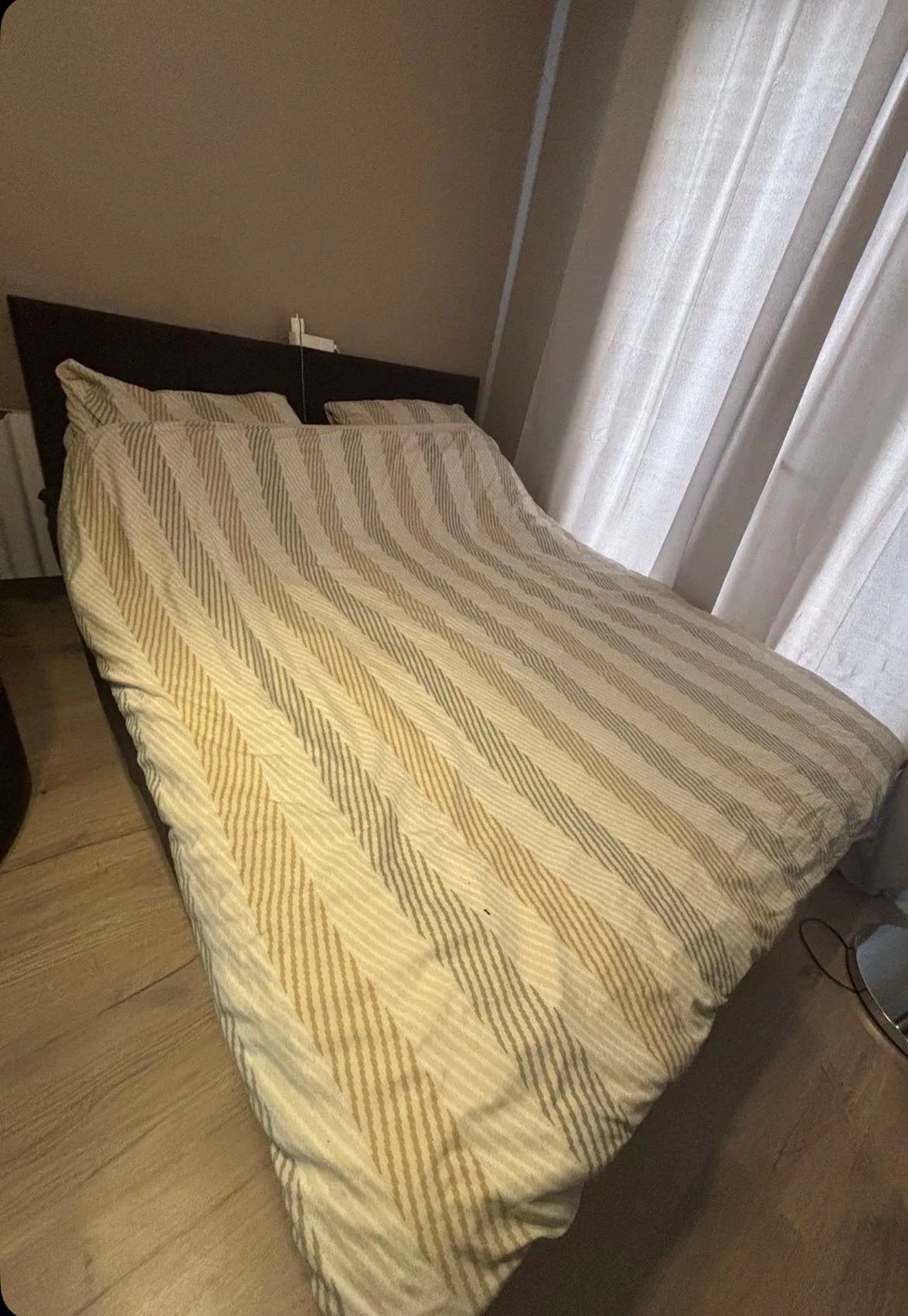 Boxspring met opbergruimte 160x200, Gebruikt, Zwart, Tweepersoons, Ophalen of Verzenden