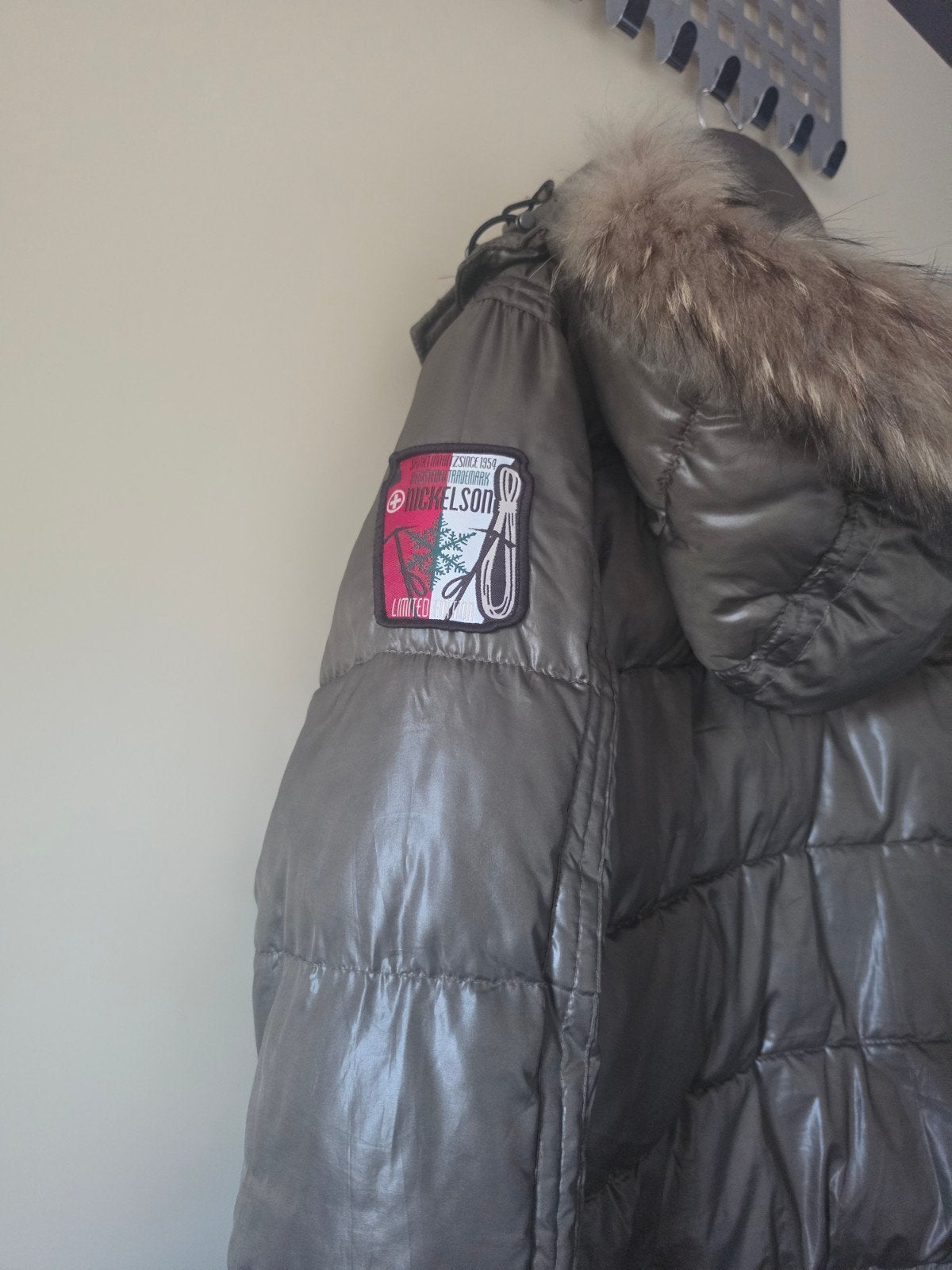 nickelson winterjas kleur bruin maat s, Ophalen, Bruin, Nickelson, Zo goed als nieuw