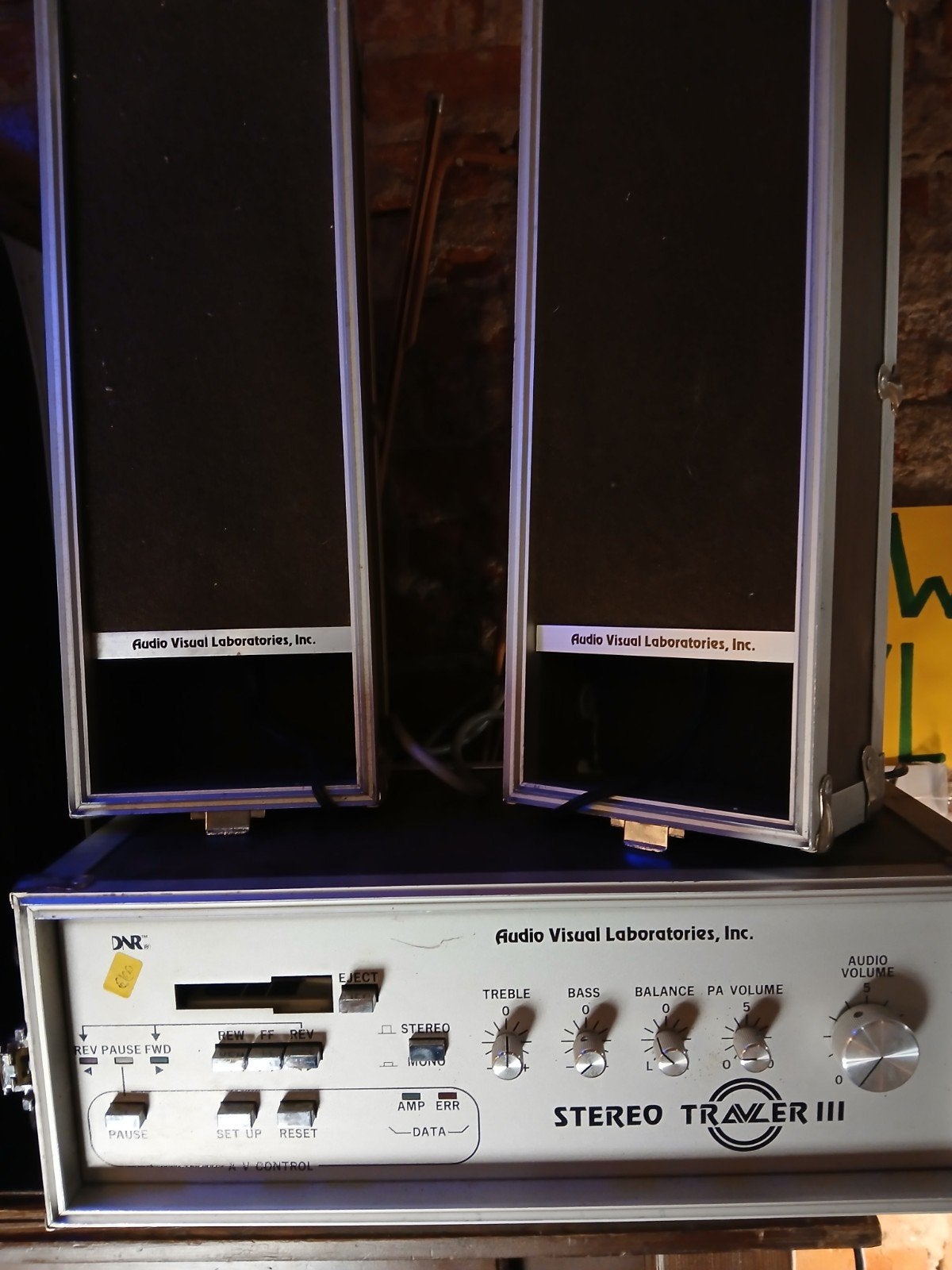 Audio Visual Laboratories Stereo Trazer III met speakers, Gebruikt, Losse componenten, Speakers, Ophalen