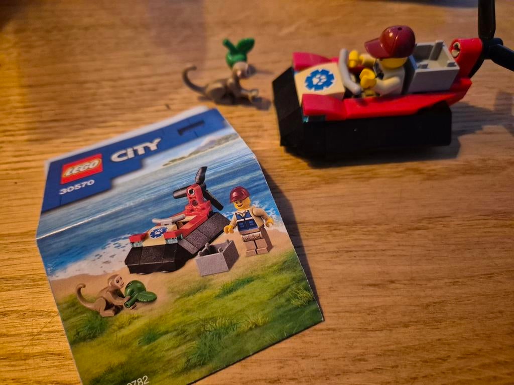 Lego City 30570 Wildernis Hovercraft met Minifiguur, Kinderen en Baby's, Speelgoed | Duplo en Lego, Compleet, City, Lego, Ophalen of Verzenden