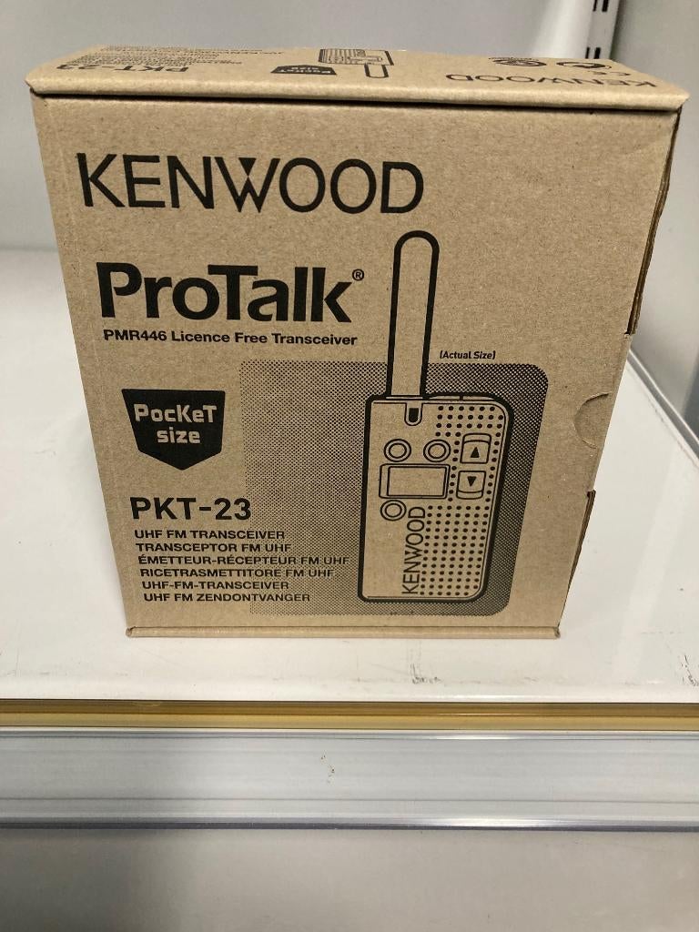 Kenwood PKT-23 Portofoon, Ophalen of Verzenden, Nieuw, 2 to 5 km, Portofoon of Walkie-talkie