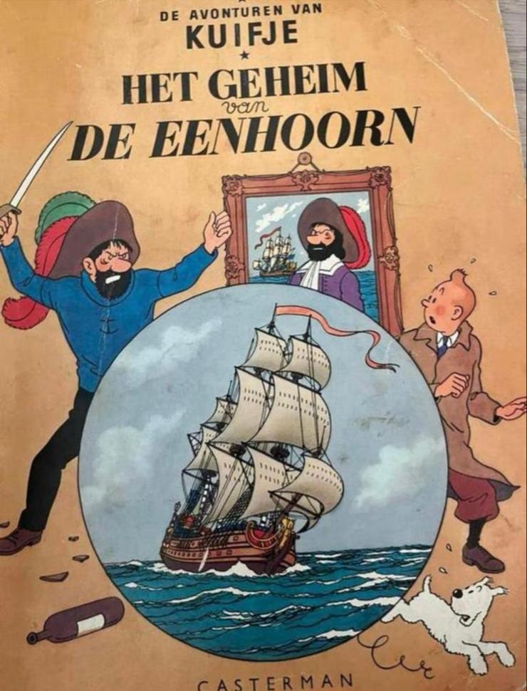 De avonturen van Kuifje - Het geheim van de eenhoorn, Eén stripboek, Ophalen of Verzenden, Gelezen