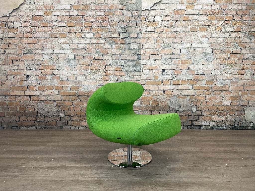Softline Rio Poef – Groen | Busk+Hertzog, Ophalen, Design, 75 tot 100 cm, Zo goed als nieuw