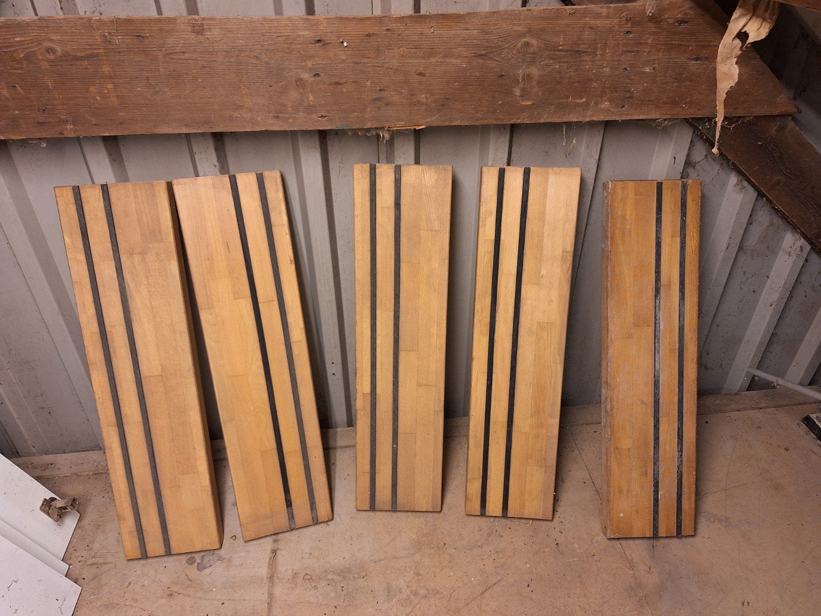 Houten planken - Beuken, Ophalen, Gebruikt, 25 tot 50 mm, Plank