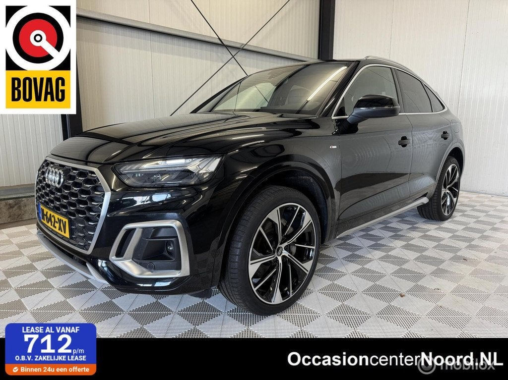 Audi Q5 Sportback 55 TFSIe 3x S-Line| Matrix | Trekh | Adapt, Auto's, Audi, Automaat, Automatische klimaatregeling, Gebruikt, Euro 6