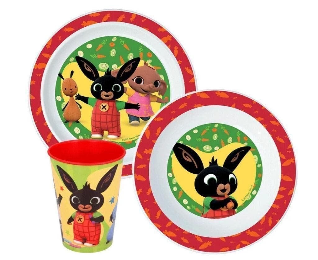 Bing Konijn Kinderservies met Beker - Magnetron, Nieuw, Ophalen of Verzenden, Nvt, Nvt
