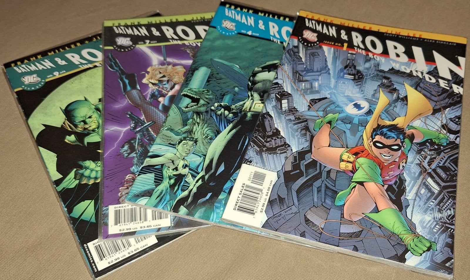 10x Batman & Robin  The Boy Wonder • Compleet ! • 1 T/M 10, Complete serie of reeks, Verzenden, Zo goed als nieuw, Amerika