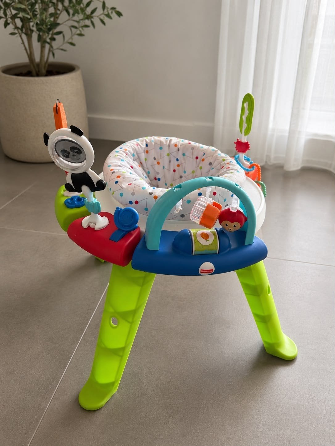 Fisher-Price Baby Jumper met Speelgoed en Geluid, Ophalen, Zo goed als nieuw, Overige typen, Met geluid