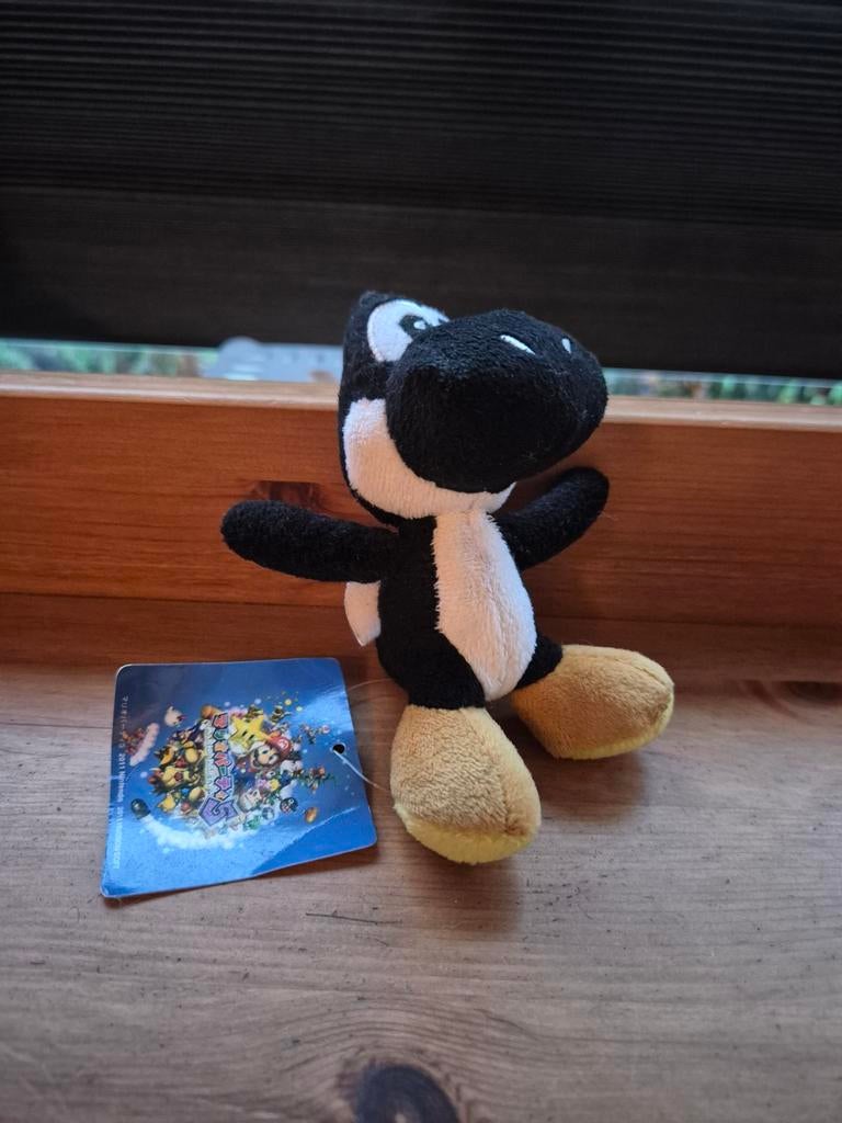 Zwarte Yoshi knuffeltje 11 cm, Ophalen of Verzenden