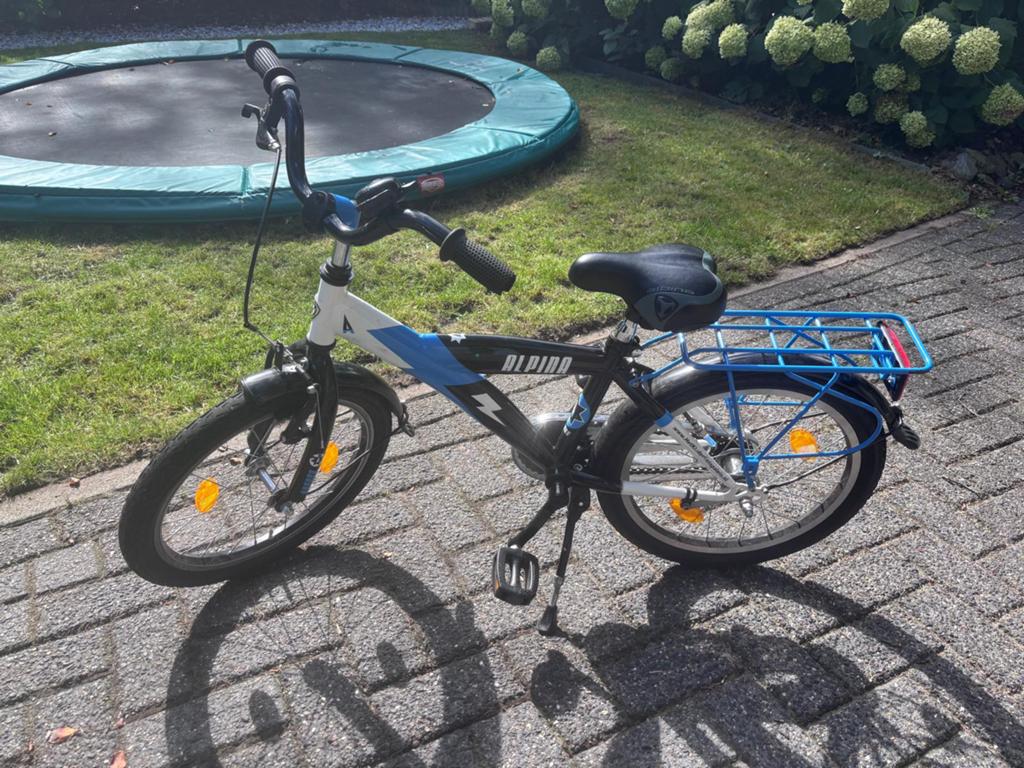 Alpina kinderfiets 18inch, Ophalen, Zo goed als nieuw, 18 inch