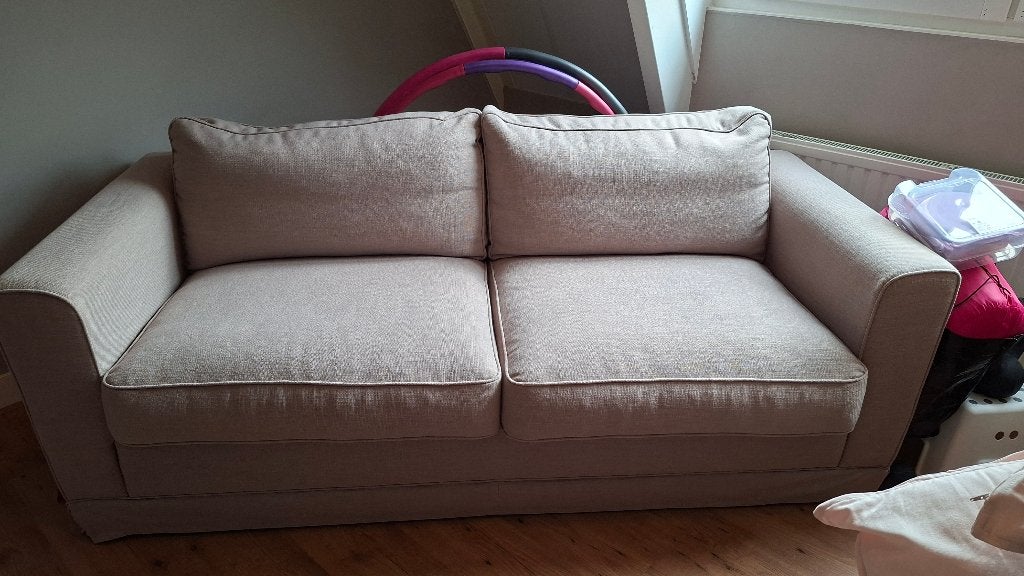 Bankstel tweezits, Ophalen, 150 tot 200 cm, Tweepersoons, 75 tot 100 cm