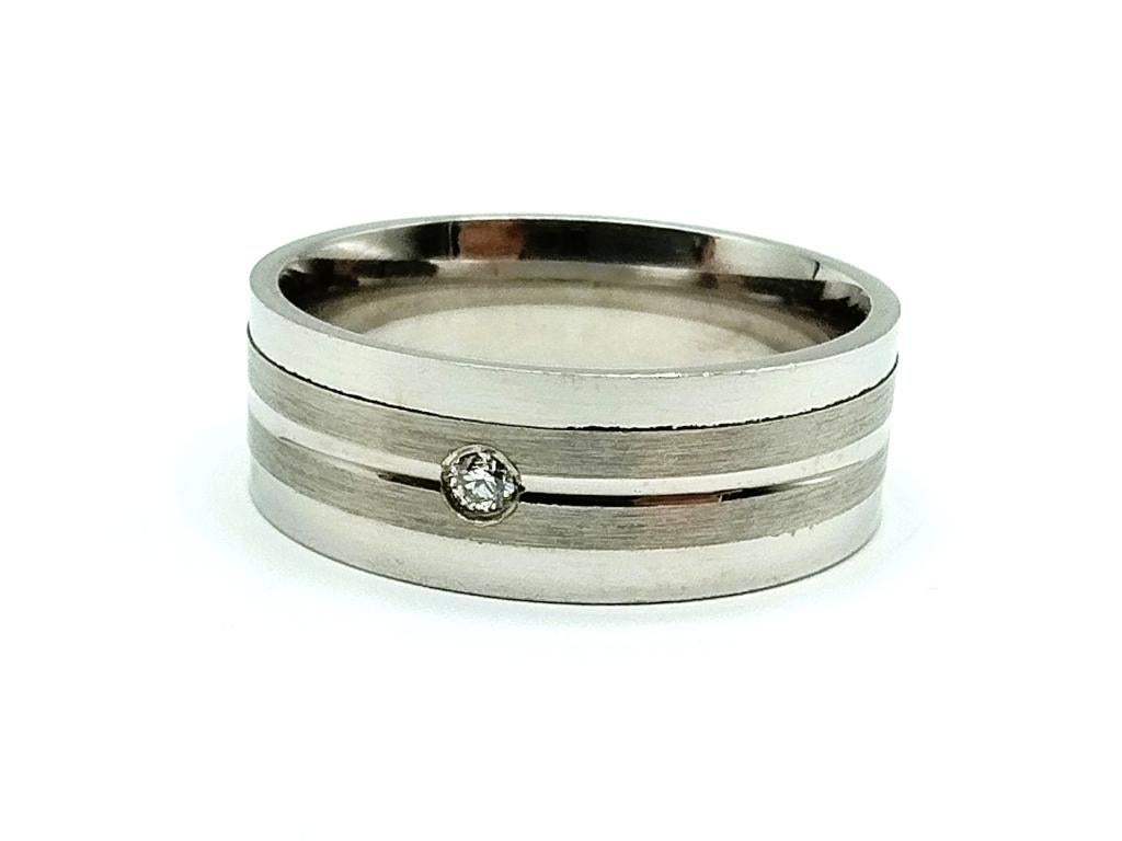 Zilveren ring met echte diamant, 18 mm, 18 tot 19, Info@zilverwebsite.nl, Verzenden, Nieuw