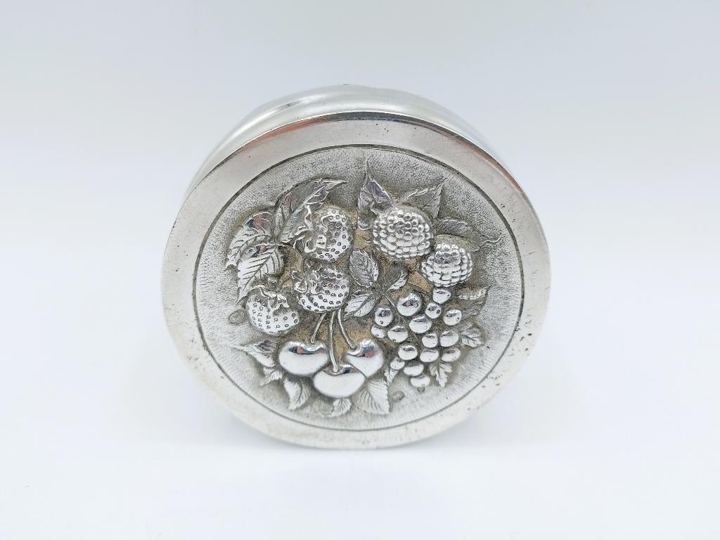 Zilveren jampotdeksel, B.W. van Eldik, Zutphen, 1932, Verzenden, Zilver