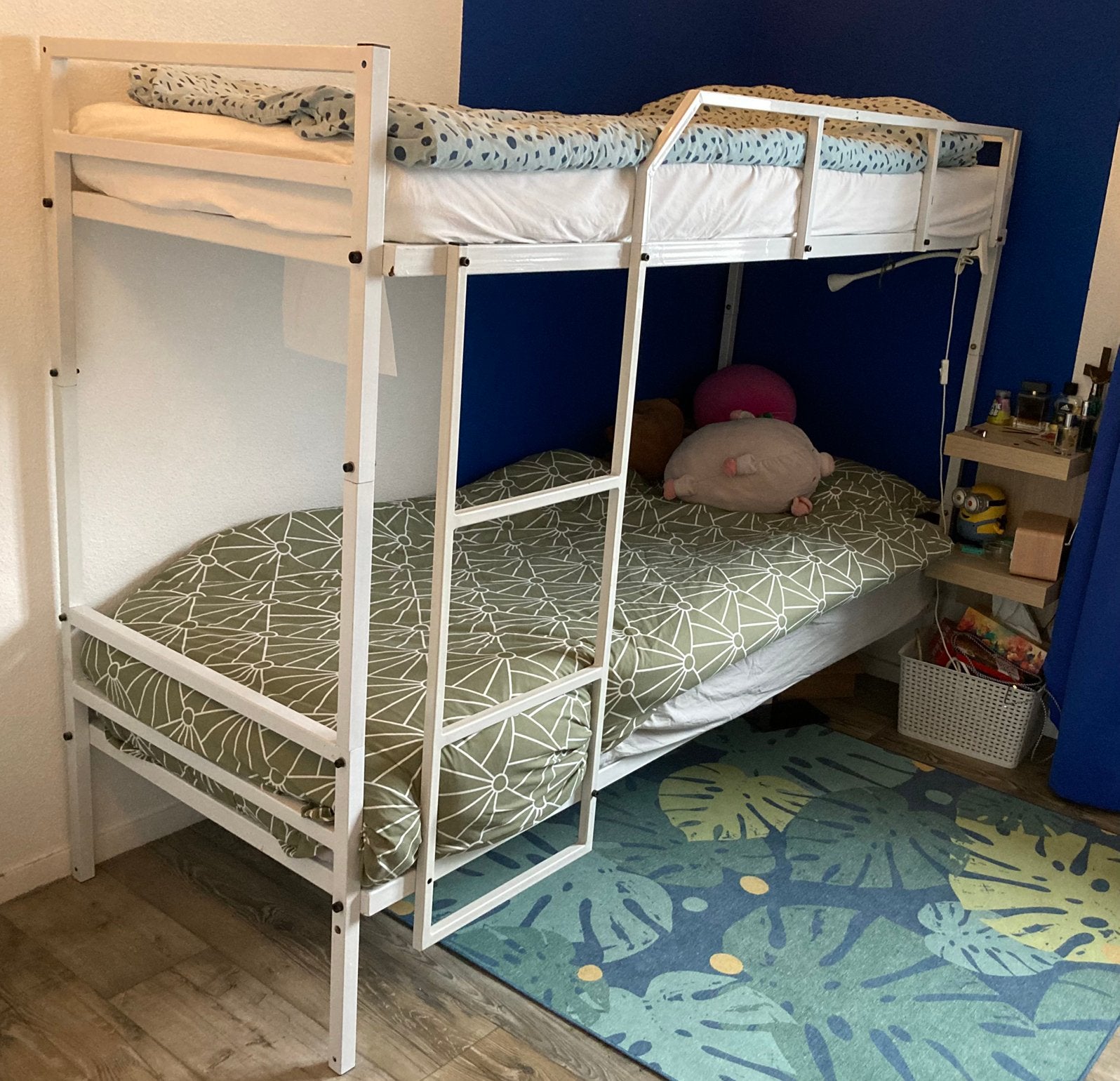 Metalen stapelbed, Ophalen, 90 cm, Tweepersoons, Zo goed als nieuw