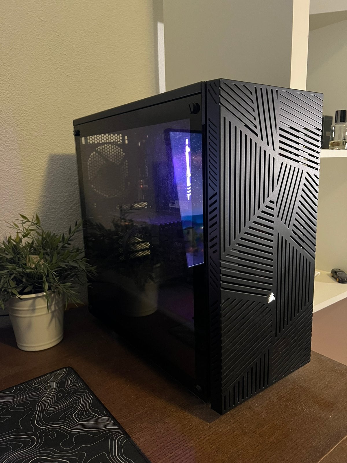 Gaming setup compleet, Computers en Software, Desktop Pc's, Zo goed als nieuw, 3 tot 4 Ghz, SSD, 16 GB, Met videokaart, Met monitor