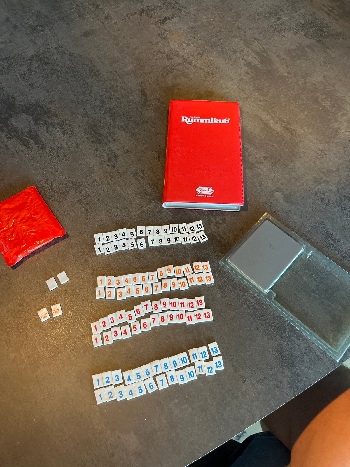 Vintage Rummikub Goliath Hattem Holland Jaren 80 Compleet, Drie of vier spelers, Ophalen of Verzenden, Gebruikt