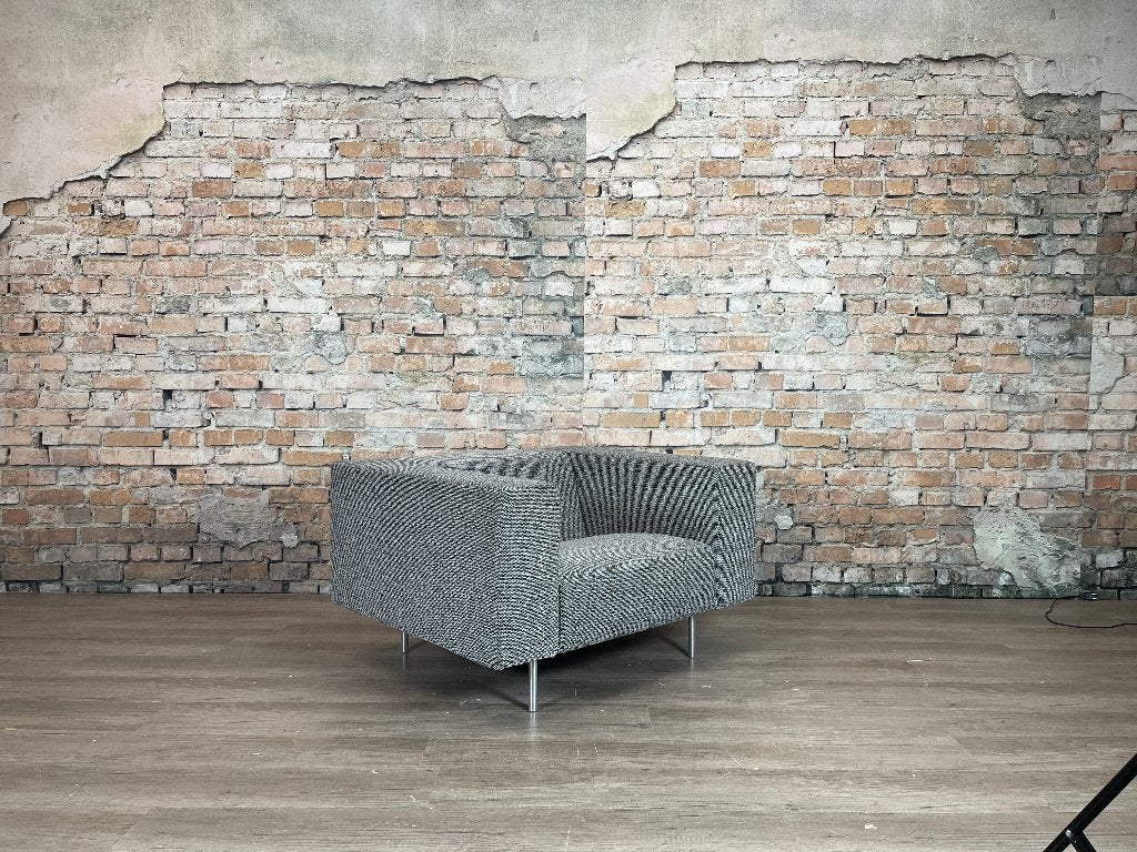 Moooi Bottoni fauteuil grijs bij TheReSales, Ophalen, Design, 75 tot 100 cm, Zo goed als nieuw