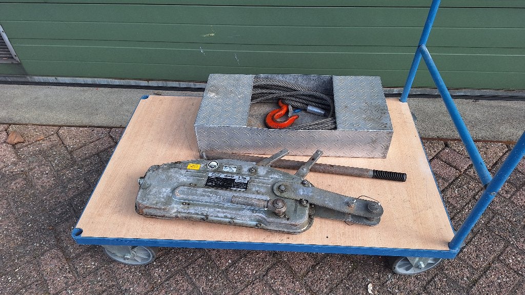 treklier staaldraadtakel rikrak 3 ton REMA Gripper, Ophalen, Gebruikt, Industriepark 2a 9351PA Leek, Handmatig