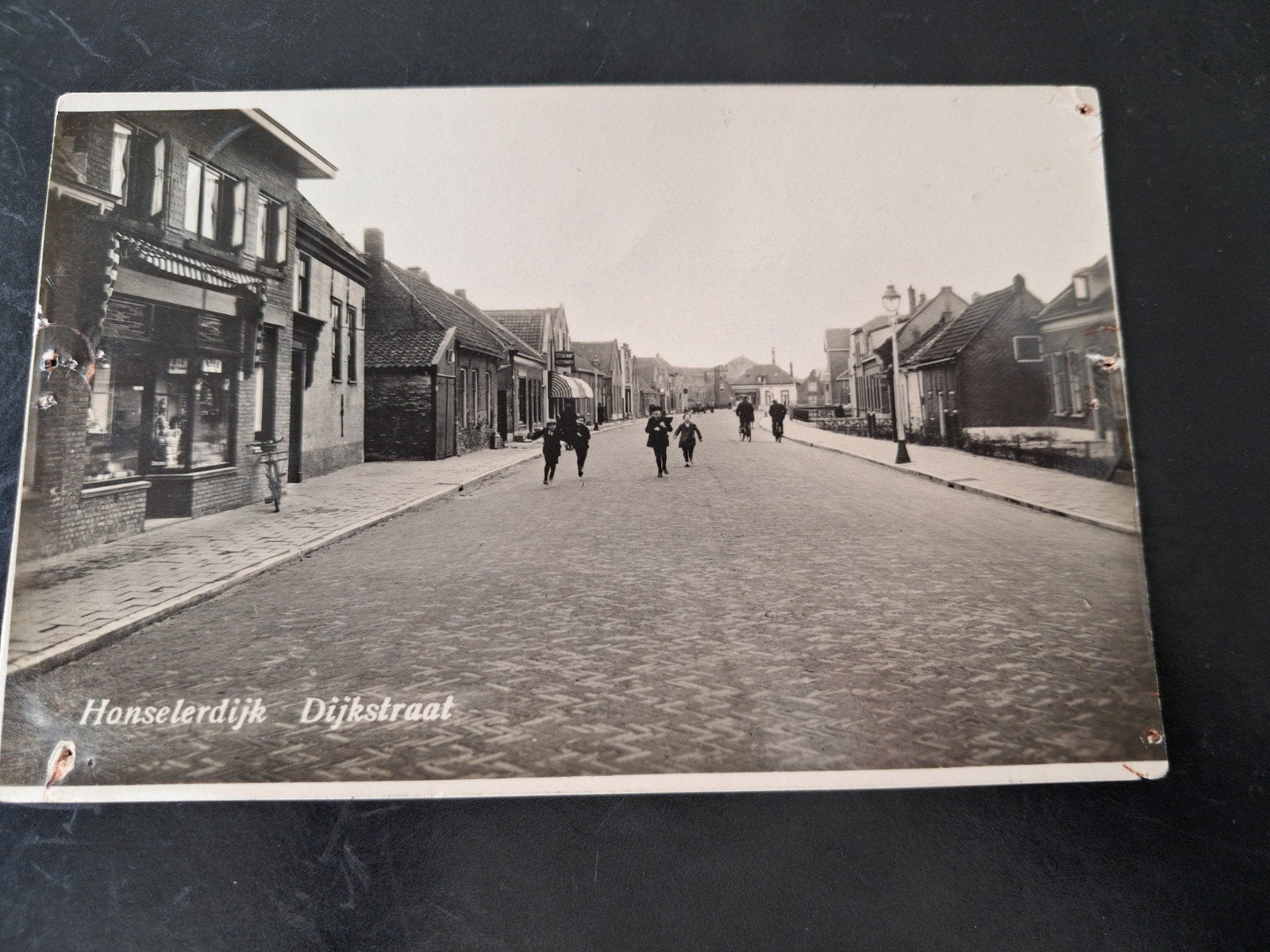 Prachtige oude ansichtkaart van Honselersdijk, Verzamelen, Ophalen of Verzenden