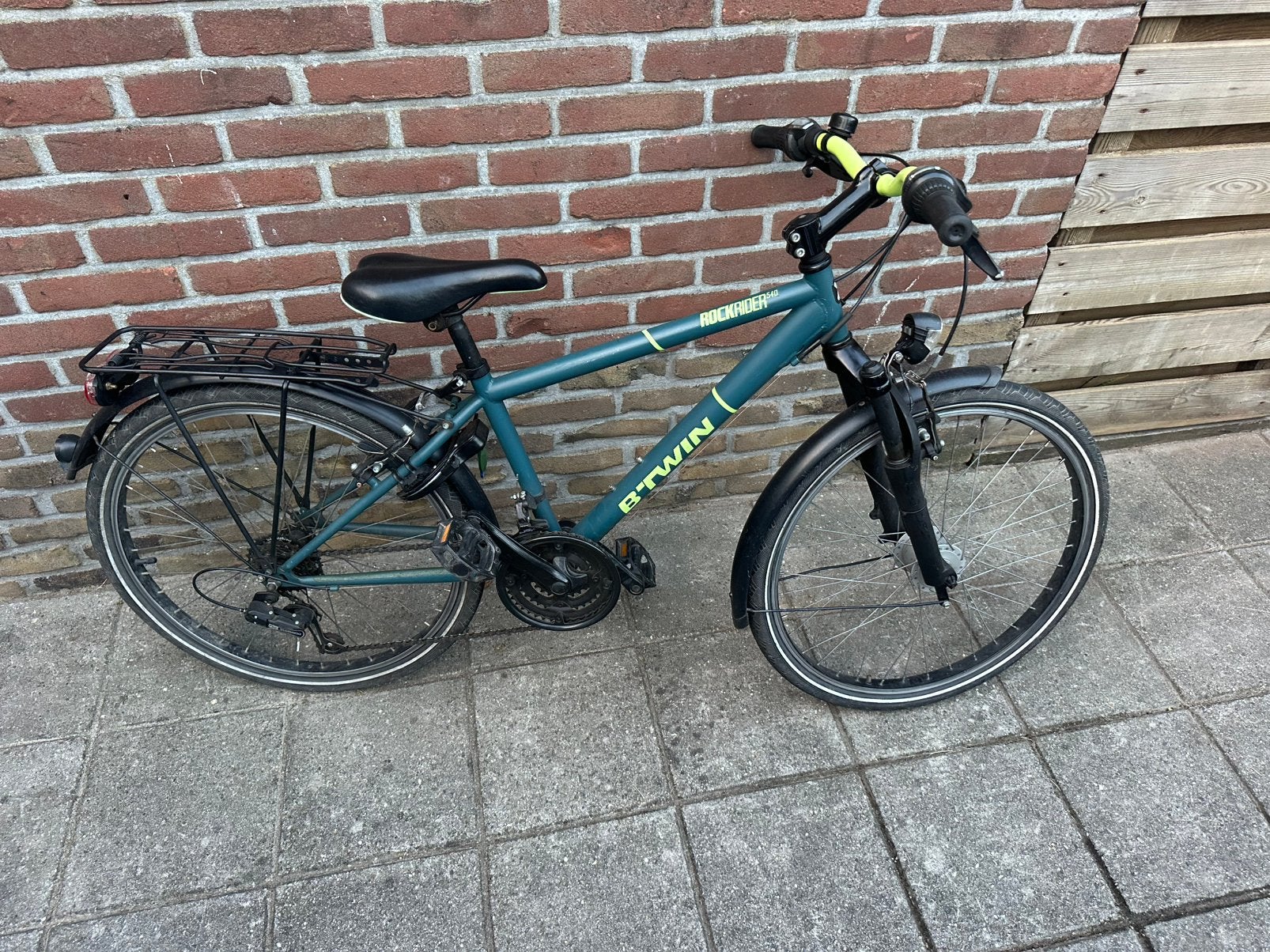 Rockrider kinderfiets, Fietsen en Brommers, Fietsen | Jongens, Ophalen, Zo goed als nieuw, 20 inch, Versnellingen
