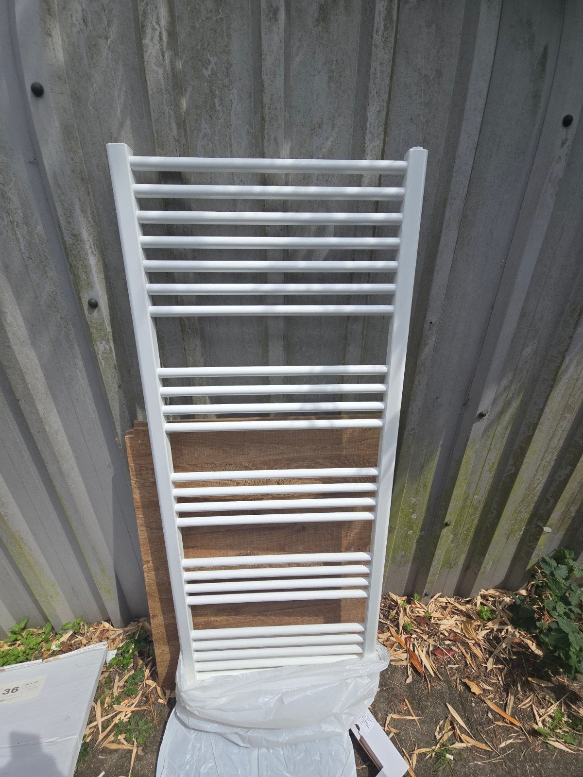 Radson Metal Banga 600*1537 Witte Radiator, Ophalen, Radiator, Nieuw, 60 tot 150 cm
