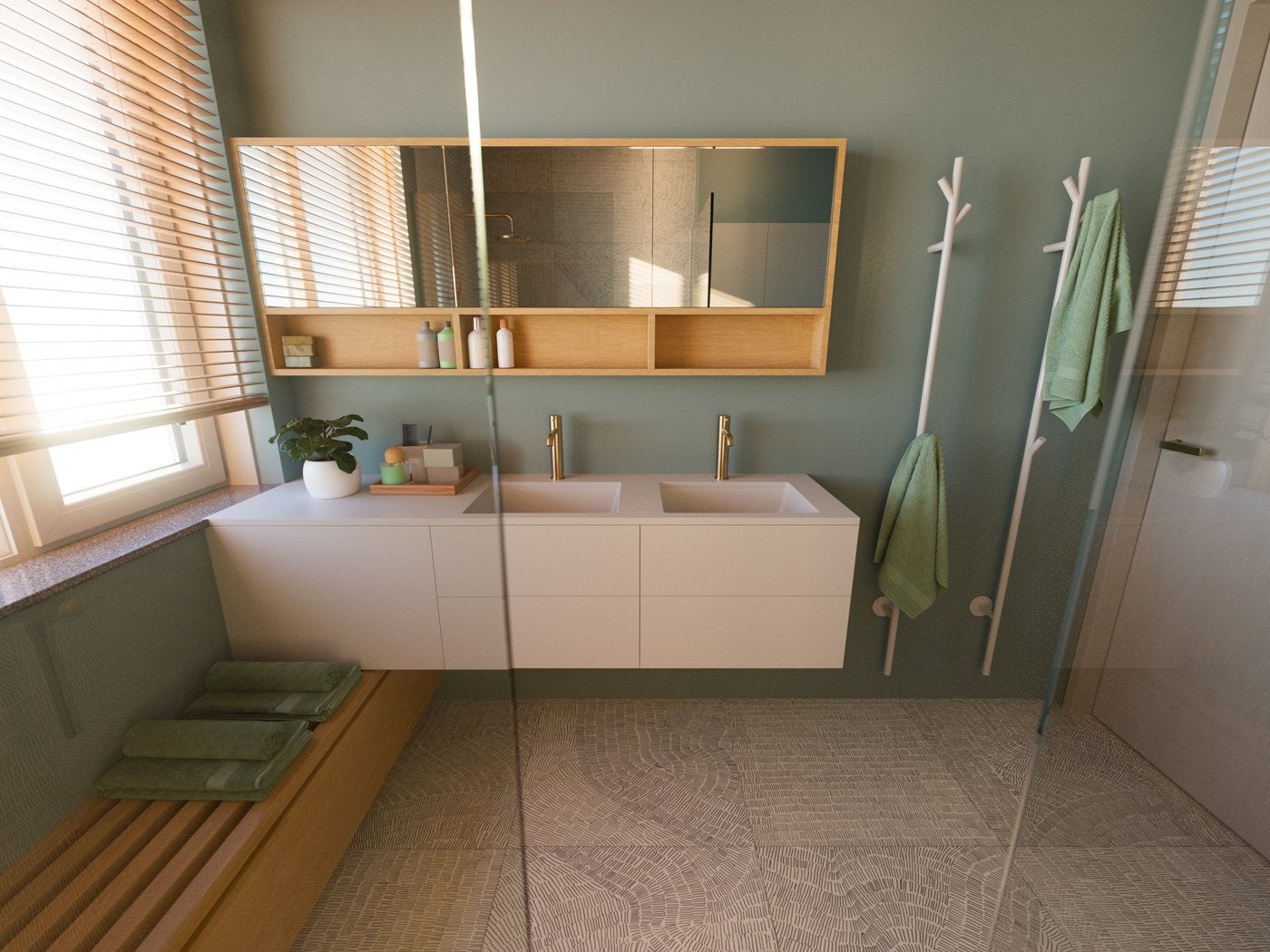 Smedbo Dry Handdoekradiator RVS Mat Wit, Ophalen, Overige typen, Zo goed als nieuw, Wit