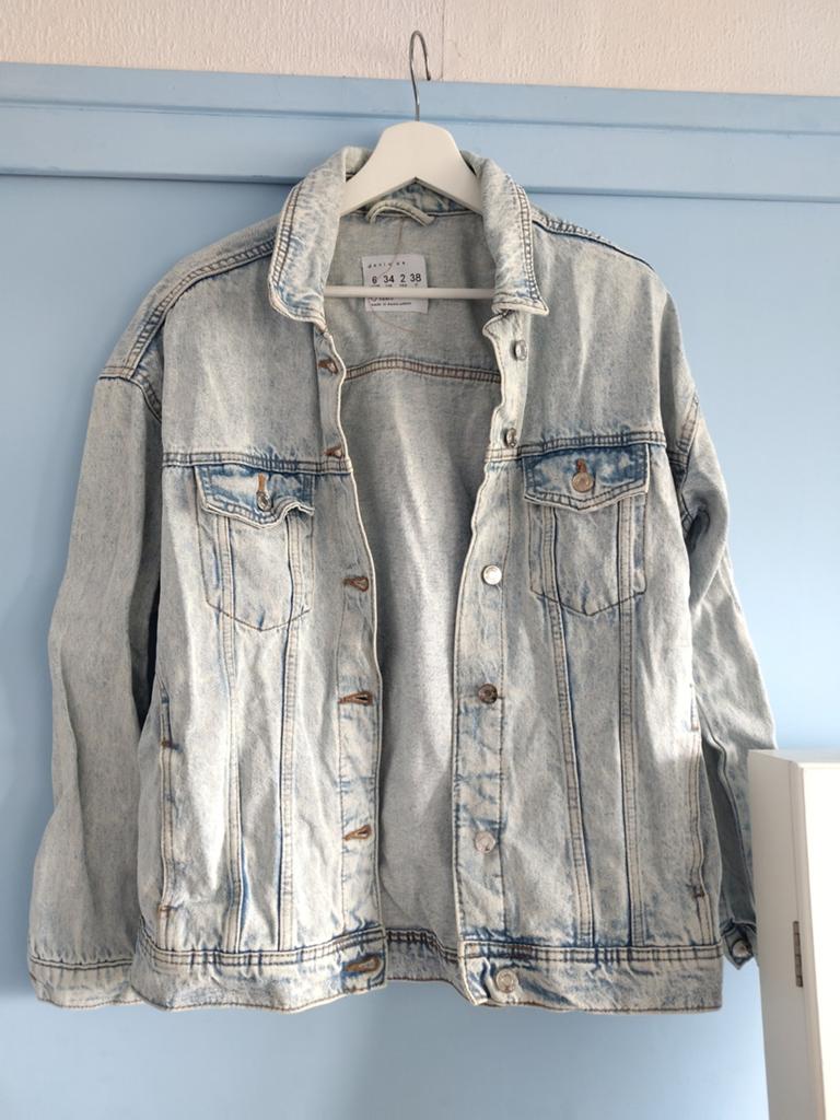 Oversized spijkerjack maat S, Ophalen of Verzenden