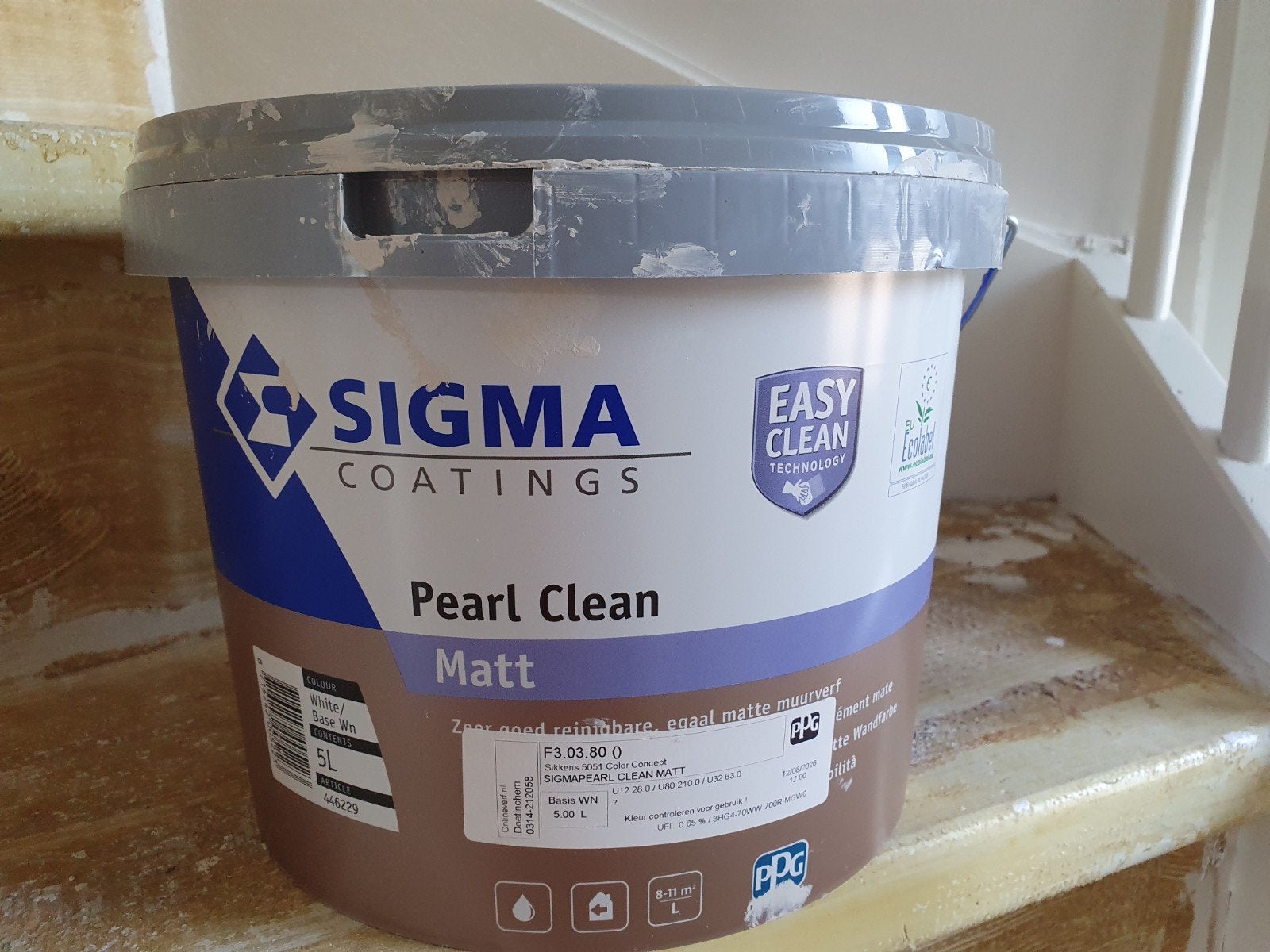 Sigma Pearl Clean Matt Muurverf - 5L, Doe-het-zelf en Verbouw, Ophalen, Nieuw, Overige typen
