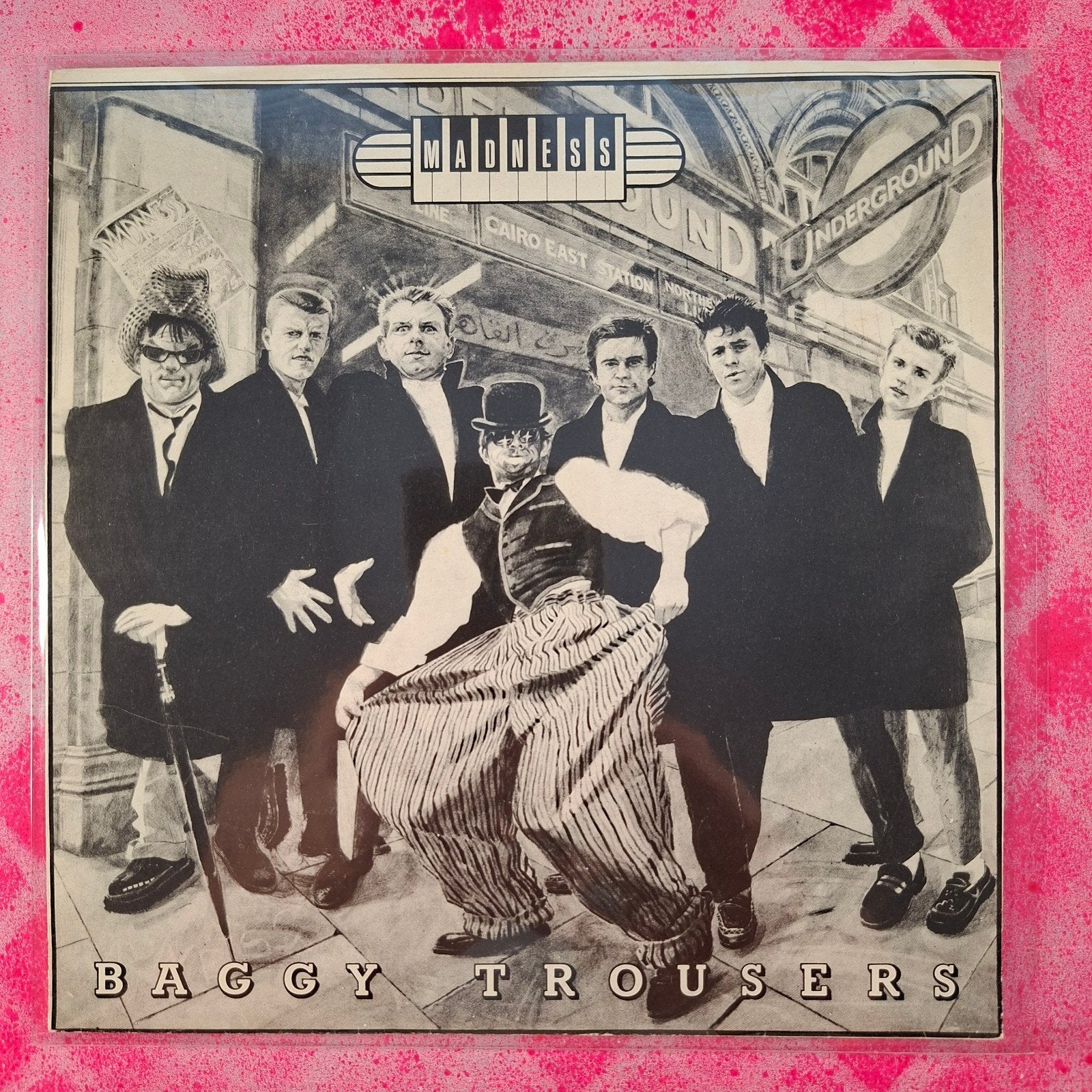 Madness Baggy Trousers single.                        STAR45, Inclusief binnenhoes, Ophalen of Verzenden, Gebruikt, Pop