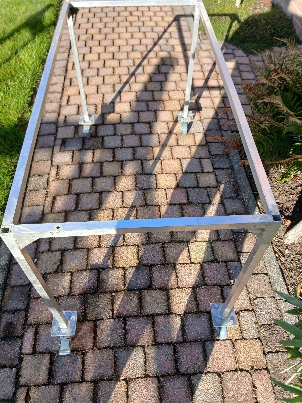 aluminium onderstellen van koker 20x20, Ophalen of Verzenden, Gebruikt, Aluminium