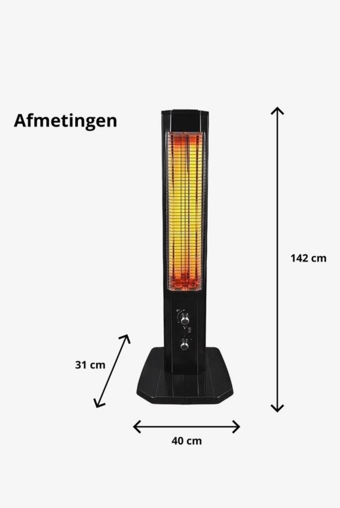 Crown heater, Ophalen of Verzenden, Nieuw, Elektrisch, Vloer