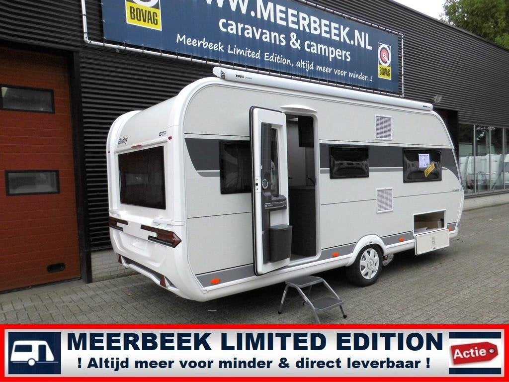 Hobby De Luxe 495 UL 4054,=KORTING BC260+THULE, Caravans en Kamperen, Caravans, Rondzit, Hobby, Particulier, 5 tot 6 meter