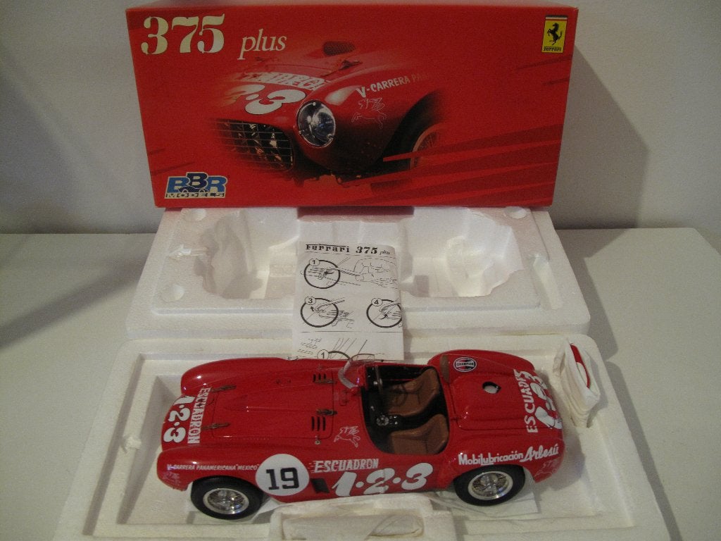 Ferrari 375MM Plus #19 Carrera Panamerica 1954 - 1/18 BBR, Hobby en Vrije tijd, Verzenden, Nieuw, Auto, Overige merken