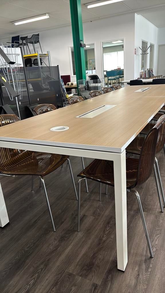 Vergadertafel Gispen 360x100 cm., Ophalen, Gebruikt