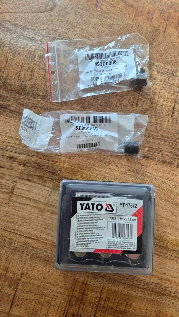 Olieaftapplug + reparatieset (M14 / M15) voor  Volkswagen, Ophalen of Verzenden