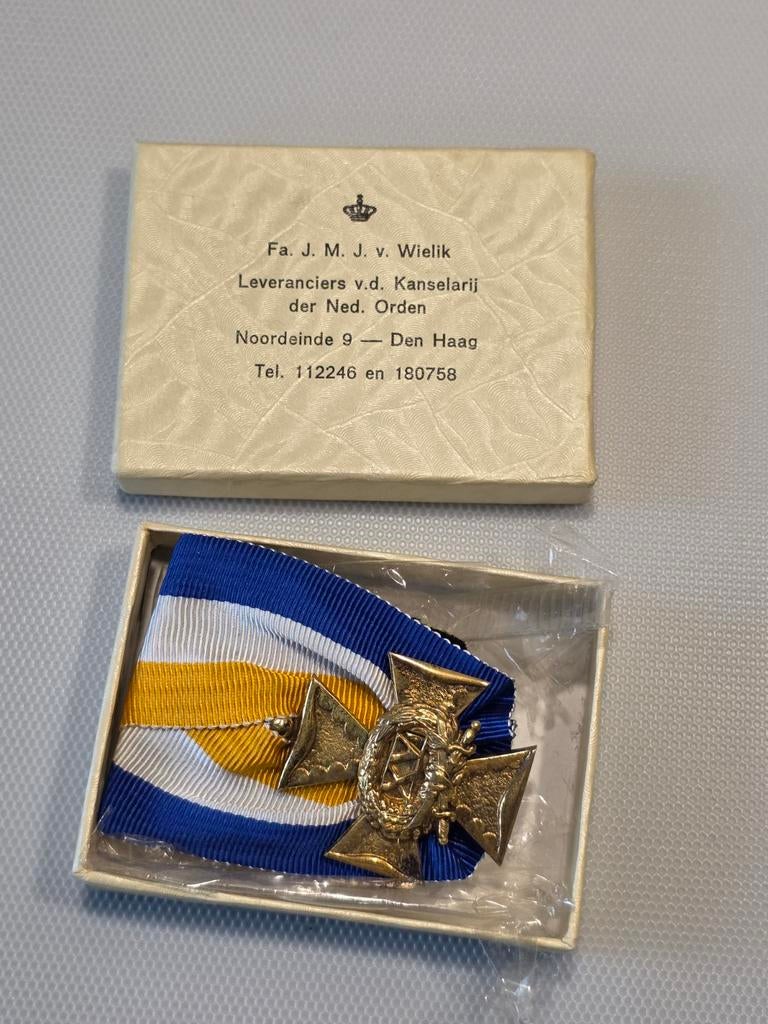 Nederlands Lintje, Medaille of Wings in originele doos, Ophalen of Verzenden, Overige soorten, Nederland, Lintje, Medaille of Wings