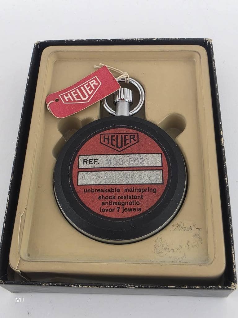 Heuer stopwatch 403.202                                  H35, Staal, ., Overige materialen, Nieuw