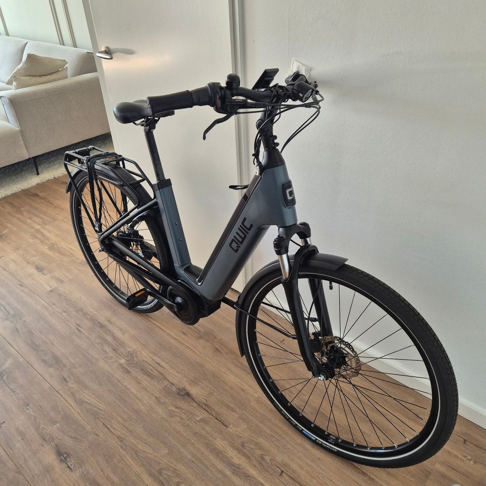 Z.G.A.N. Qwic Mira elektrische fiets 7V 19,5AH (ODO 364km), Zo goed als nieuw, Minder dan 47 cm, 50 km per accu of meer, Ophalen