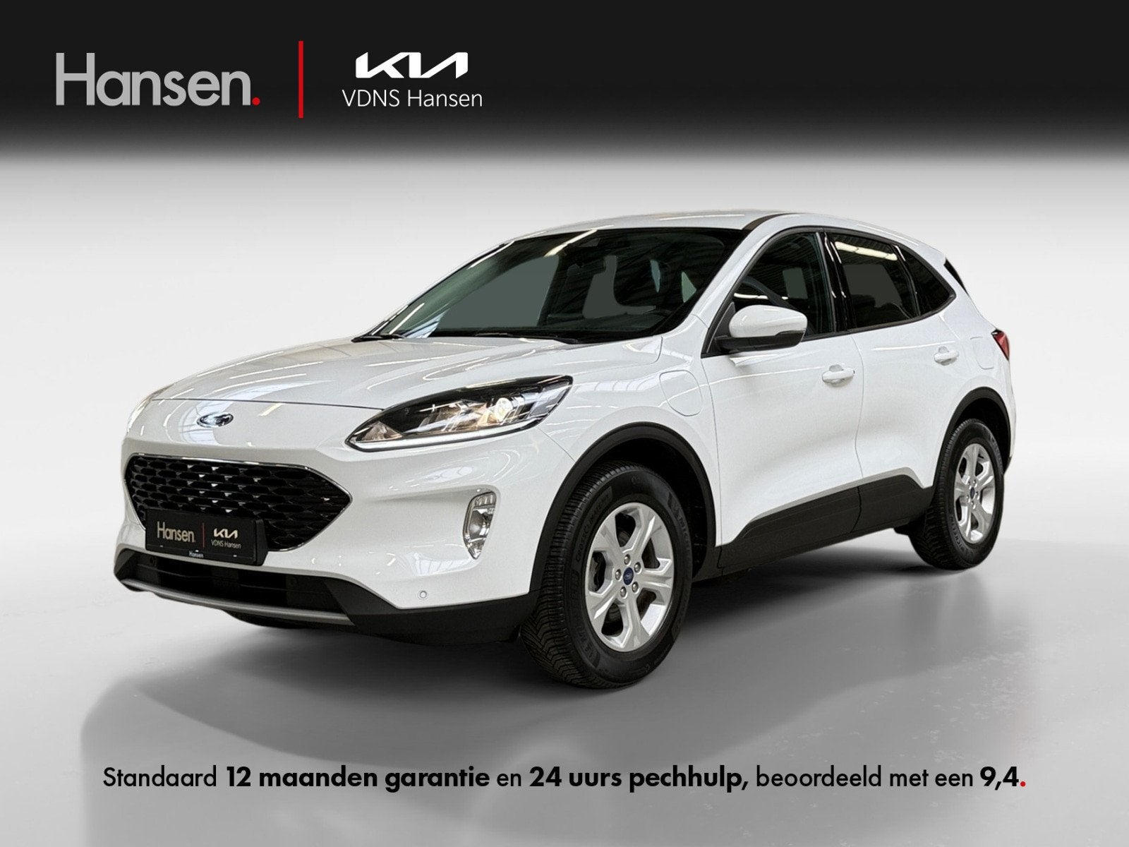 Ford Kuga 2.5 PHEV Trend I Winterpakket I Navi I Cruise Cont, Auto's, Gebruikt, Euro 6, 4 cilinders, Wit