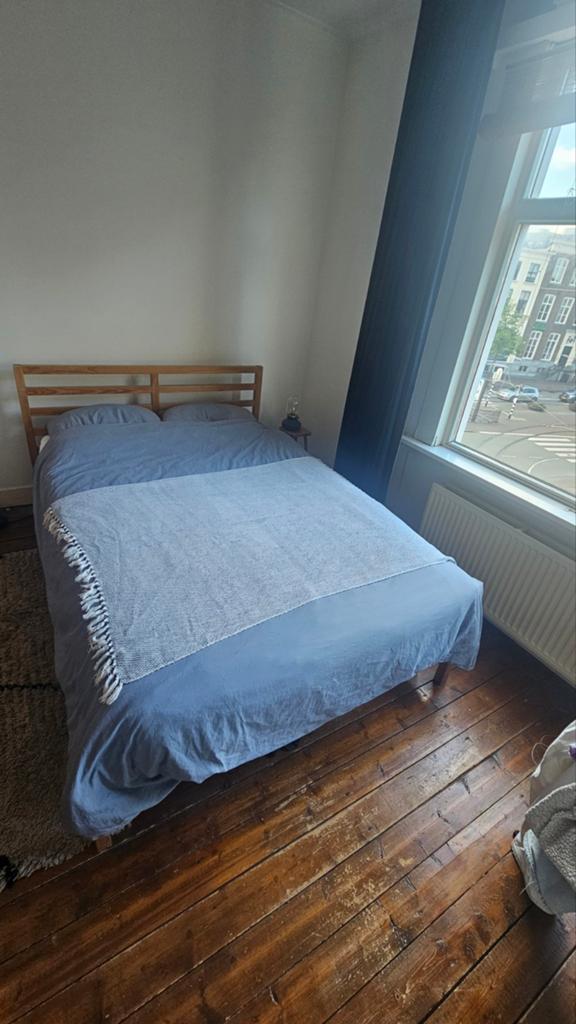 Ikea TARVA houten bedframe 140x200 (+ topper/matras/bodem), Ophalen of Verzenden