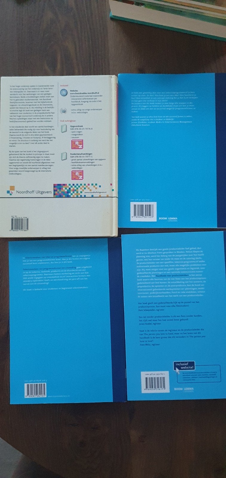 Diverse studieboeken: Bedrijfseconomie & Televisiemaken, Boeken, Ophalen of Verzenden, Gamma, Gelezen, HBO