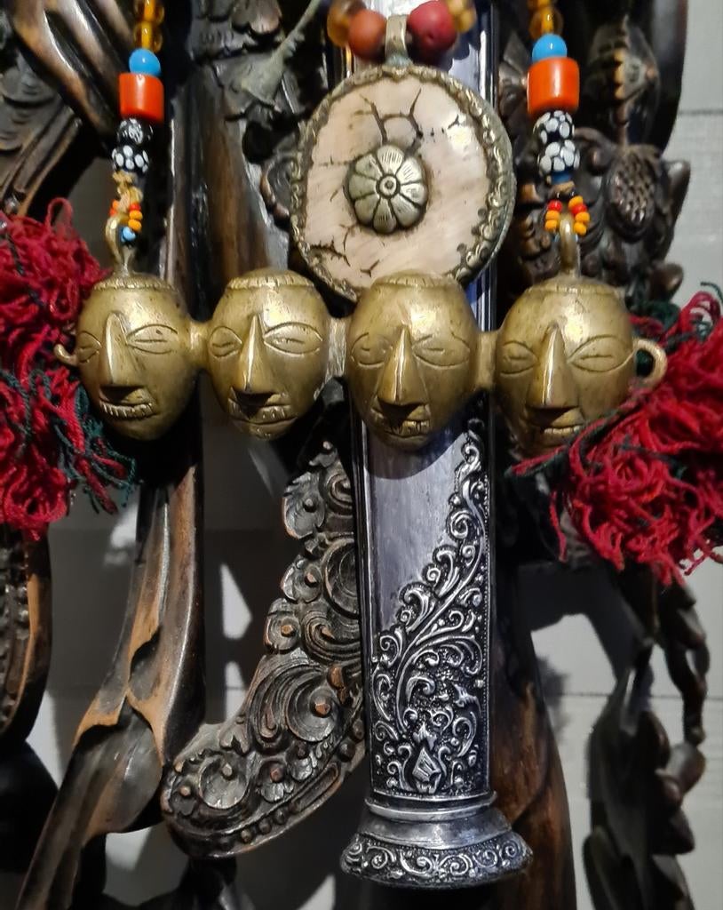 Naga Konyak Trofee ketting - India -Nagaland- Tribal Art, Sieraden, Tassen en Uiterlijk, Antieke sieraden, Ophalen of Verzenden